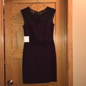 BRAND NEW Maroon Calvin Klein dress size 6